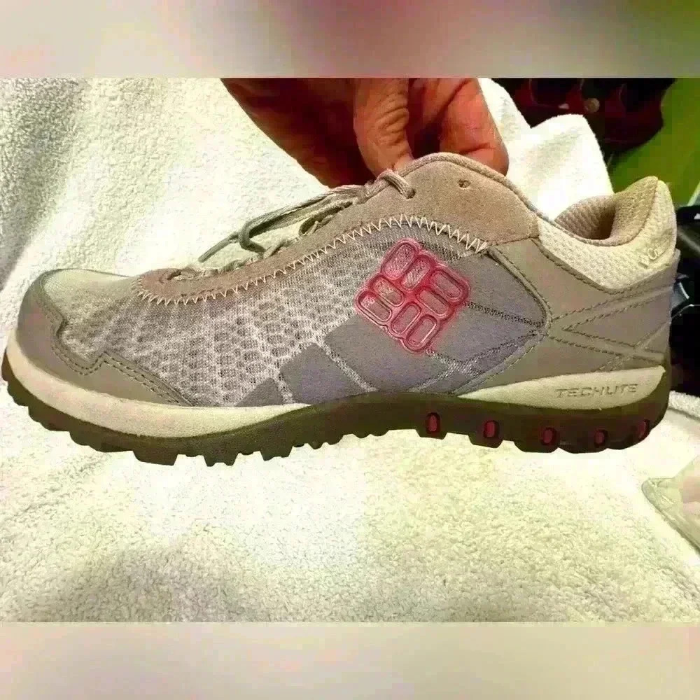 Columbia Gray and Pink Athletic Shoes